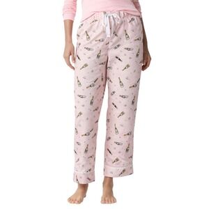 J.Crew Factory Cropped Cotton  Pajama Pants - New Year's Eve NYE Print! Sz S